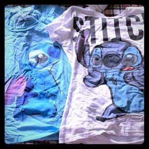 Disney stitch shirts LOT of 3